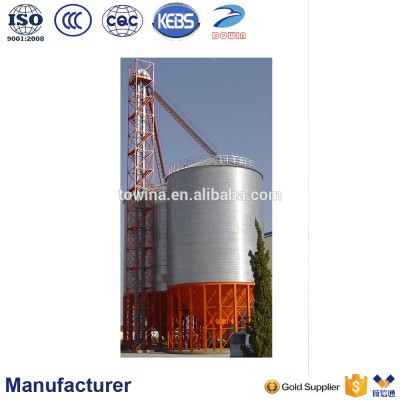 Assembly Hopper bottom type grain steel silo